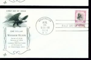 FDC Scott#832c Cachet/ARt Craft Plate# Single  UA!