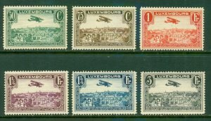 LUXEMBOURG C1-C6 MNH CV $3.85 BIN $2.25