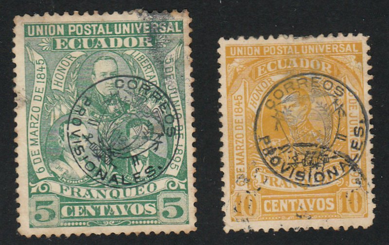 Ecuador - 1897 - SC 124-25 - Used - Stains