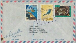 74588 - VENEZUELA - POSTAL HISTORY -  REGISTERED COVER to FRANCE 1960's BIRDS