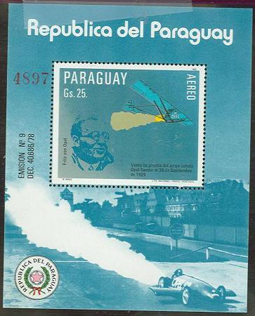 1983 Paraguay Scott C527 Fritz Opel MNH