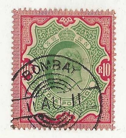 India Sc #74  10r used VF