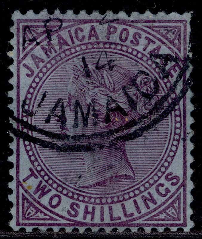 JAMAICA EDVII SG56, 2s purple/blue, USED.