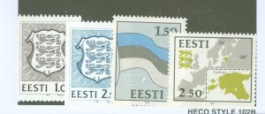 Estonia #207-210  Single (Complete Set)