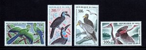 MALI — SCOTT C25-C28 — 1965 BIRDS AIRMAIL SET — MH — SCV $43
