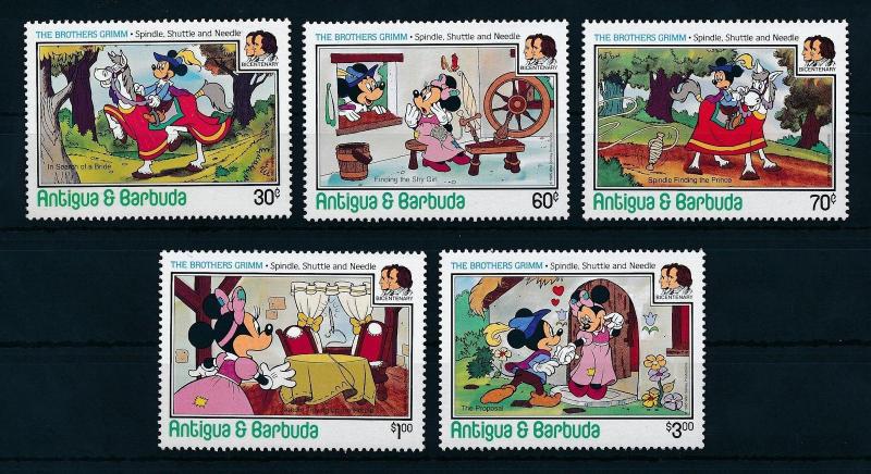 [22115] Antigua & Barbuda 1985 Disney 200th Birthday Brothers Grimm MNH