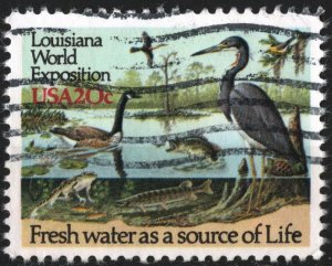 SC#2086 20¢ Louisiana World Expo Single (1984) Used