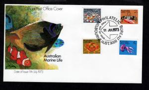 Australia 1973 FDC Marine Life!