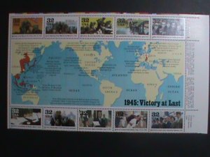 UNITED STATES -1995 SC#2981 1945 WORLD WAR II MNH SHEET   WE SHIP TO WORLD WIDE