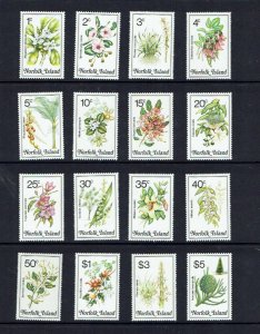 Norfolk Islands: 1984, Flowers, definitive set, MNH