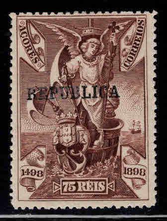 Azores Scott 145  Vasco da Gama  overprint stamp