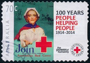 Australia 2014 70c Centenary of the Australian Red Cross S/A SG4174 Fine Used 2