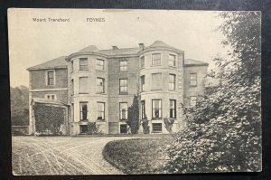 1921 Dublin Ireland Real Picture Postcard Cover To England Mt Trenchard View