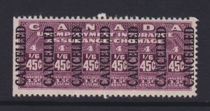 Canada Revenue Unemployment Insurance Stamp FU18, specimen, F mint hinged