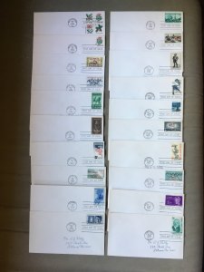 US FDCs Collection 1959-67 - 130+ different.