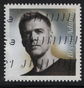 Canada 2009 used Sc 2334a 54c Bryan Adams ex booklet