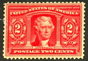 U.S. #324 MINT OG NH