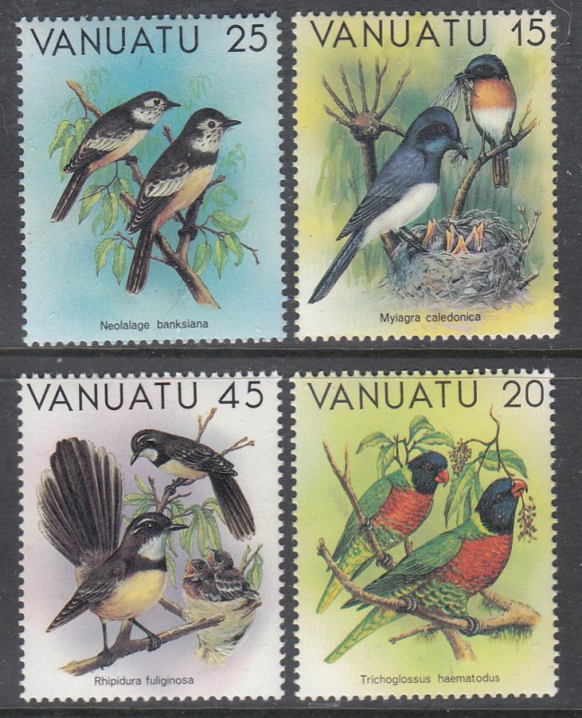 Vanuatu 319-322 Birds MNH VF