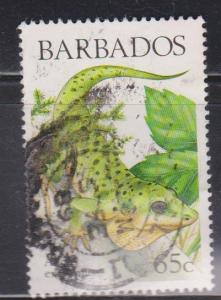 BARBADOS Scott # 725 Used - Lizard - Anolis Extremus