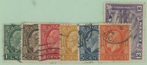 Canada #195-201 Used Single (Complete Set) (King)