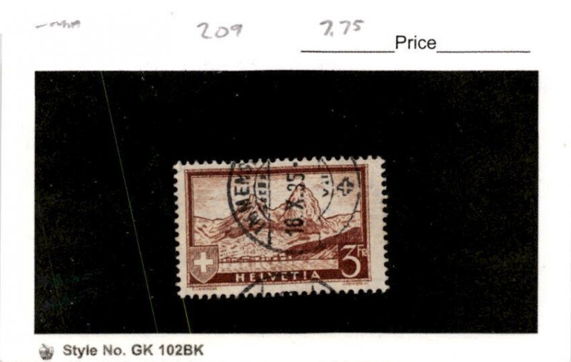 Switzerland, Postage Stamp, #209 Used, 1931 Mythen Mountain (AJ)