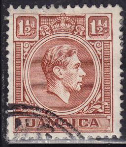 Jamaica 118 USED 1938 King George VI 1½d