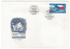 Czech Republic 2000 FDC Stamps Scott 3130 Sport Olympic Games Canoeing