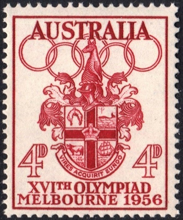 Australia: SC#288 4d  Melbourne Summer Olympic Games (1956) MNH