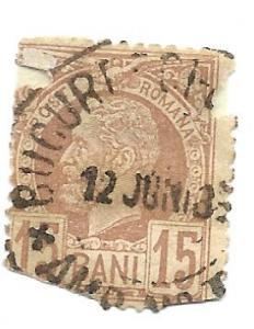 Romania 1885 - Filler - Scott #78 *