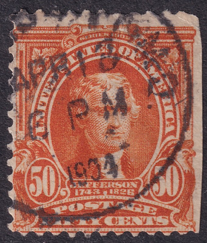 #310 Used, Fine, SE (CV $35 - ID33147) - Joseph Luft