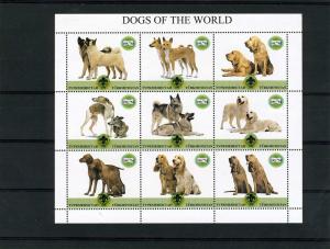 Turkmenistan Dogs Various Sheet (9) Perforated mnh.vf