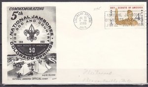 United States, 22/JUL/60. National Jamboree Cachet & Cancel on Cover. ^