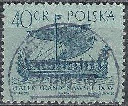 Poland 1128 (used, Katowice postmark) 40g ships (1963)