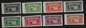 LEBANON 1937 AIR MAIL SET IMPERF WITH MARGINS INTERNATIONALLY EXHIBITION