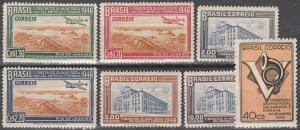 Brazil #643-9  MNH VF CV $9.35 (S9150)