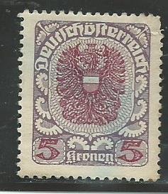 Austria  245  used VF   1920-21 PD