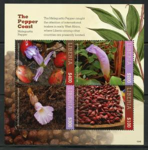 LIBERIA 2019 THE PEPPER COAST SHEET MINT NEVER HINGED