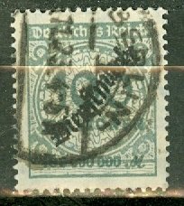 KH: Germany O40 used CV $150