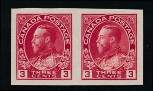 Canada 138 Mint NH VF imperf pair