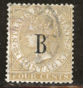 Bangkock Scott  14 Used 1883 scarce stamp CV$ 90