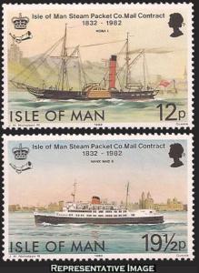 Isle of Man Scott 219-220 Mint never hinged.