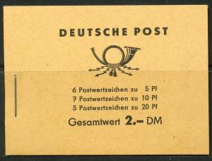 Germany DDR mint booklet #330c, 477b, 333a