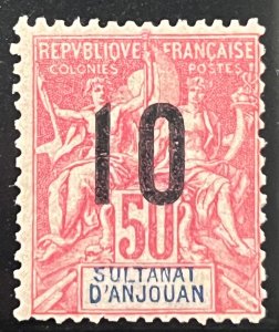 Anjouan 1912 SC 28a MNH