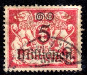 Danzig #147, postal cancel 