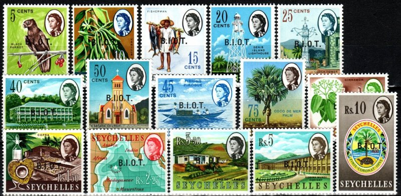 BIOT #1-15  MNH CV $55.80 (X6991)