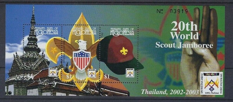 2002 Micronesia World Boy Scout Jamboree Thai m/s 3