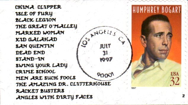 #3152 Humphrey Bogart Mini Special FDC