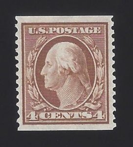 US #354 1909 Orange Brown Wmk 191 Perf 12 Vert Mint OG LH VF Scv $200