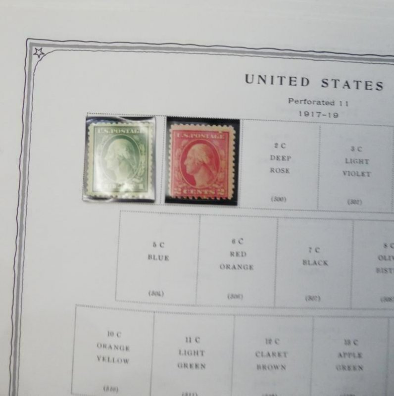 EDW1949SELL : USA Nice, all Mint Starter collection on pages between 1909-1961.