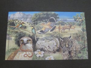 Ghana 1999 Sc 2129 Bird set MNH